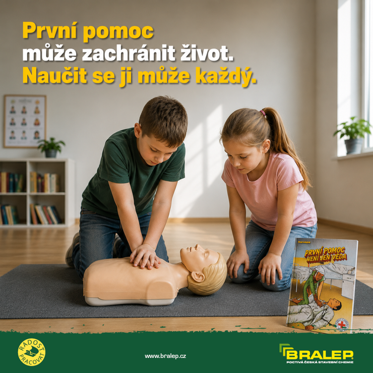 Bralep podpořil vydání publikace První pomoc není věda