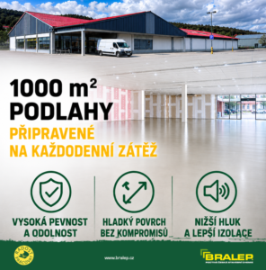 Ta podlaha musí vydržet:! Realizace prodejny nábytku